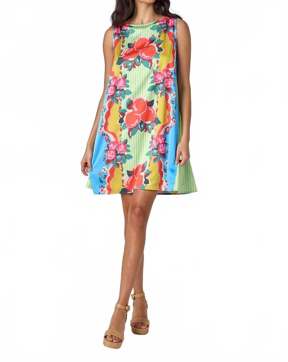 NEW CROSBY BY MOLLIE BURCH pixie mini dress in the grove